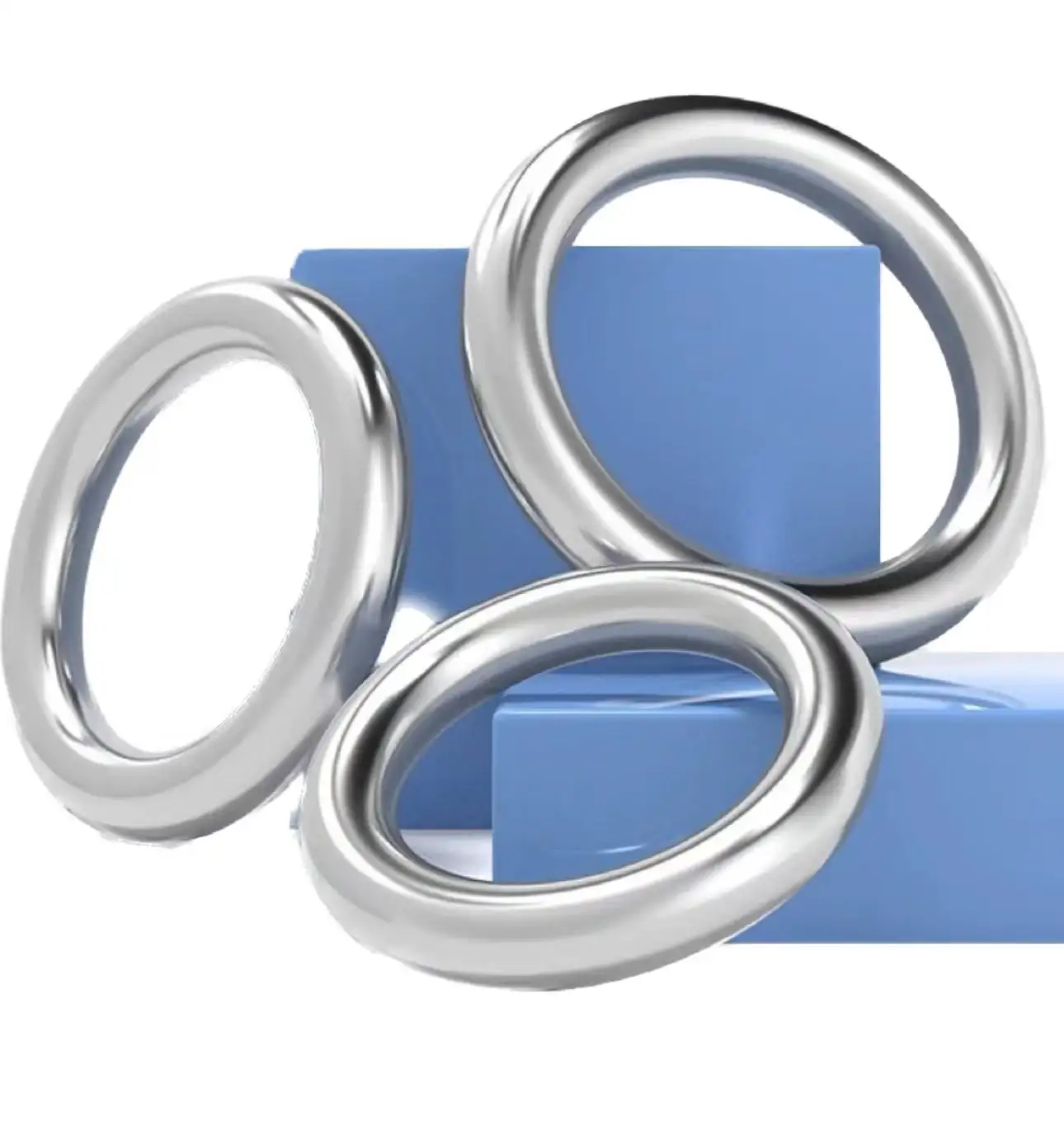 Produk pasokan pabrik kualitas tinggi ketebalan berbeda dan ukuran 304/316 cincin Metal Baja tahan karat cincin bundar terlas