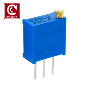 โพเทนชิโอมิเตอร์แบบมัลติเทิร์น 10R รุ่น 3296Z ตัวต้านทานปรับค่าได้ 10 โอห์ม แบบปรับด้านบน ทำจากเซอร์เมท ทริมเมอร์ ทริมพอต <span class=keywords><strong>3296</strong></span> 10R - Product Image 4