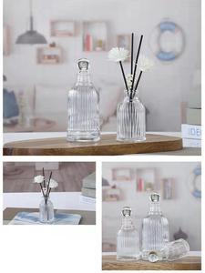 Đơn giản 150ml phẳng Frost Kính khuếch tán lọ với bơm phun rỗng cho nước hoa đóng gói - Product Image 4