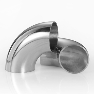 Coude sanitaire en acier inoxydable CNJS 32 mm à souder, raccord de tuyauterie à tête carrée à <span class=keywords><strong>90</strong></span> degrés pour l'ingénierie de construction - Product Image 5