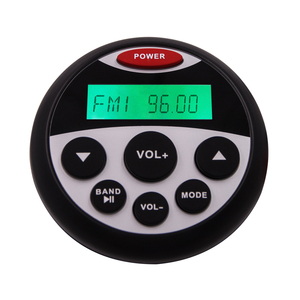 New Luxury Waterproof Aluminum Black MP3 Player for Yacht/ATV/Marine Use - Product Image 3