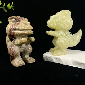 Dinosauro in Cristallo Intagliato 9-10cm, Pietra Curativa, Decorazione per la Casa, Regalo, Vendita all'Ingrosso - Product Image 6