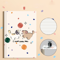Carnets en gros à prix réduit pour écoliers, couverture rigide en papier, 60 feuilles, mignons et kawaii, format A5