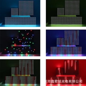 Ws2812b โมดูลแสดงผล LED แบบตั้งโปรแกรมได้สำหรับแผงควบคุม LED เมทริกซ์8x8 8 8x32 16 - Product Image 3