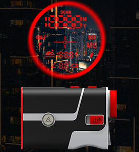 Telescópio laser de visão noturna com luz vermelha, ângulo de medição de escala de golfe localizador 6x - Product Image 5