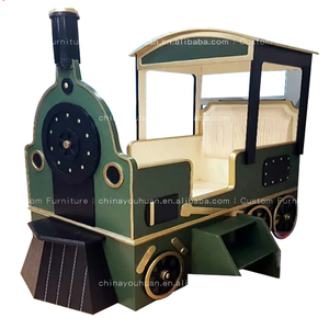 Camas creativas personalizadas para niños, cama individual con diseño de <span class=keywords><strong>tren</strong></span> pequeño, camas de coche Thomas Prince para niños, camas temáticas de dibujos animados personalizadas para el hogar. - Product Image 5
