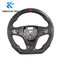 Volant en fibre de carbone avec éclairage LED, mise à niveau pour Chevrolet Chevy Malibu XL LS Rul Camaro 2012 2013 2014 2015 2016 2017 2018 2019 2020