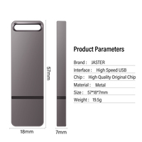 Clés USB 3.0 Métalliques Haute Vitesse Mini Clé USB 4 Go 8 Go 16 Go 32 Go 64 Go Vente en Gros Clés USB Personnalisées