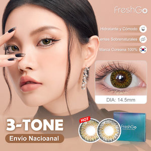 Freshgo Top1 14.5mm Big Eye Lentilles Couleur Lentilles de Contact Couleur 3 Tons Lentilles de Contact Colorées Look <span class=keywords><strong>Fantaisie</strong></span> Frais Contacts Colorés Très Pas Cher - Product Image 1