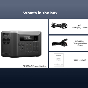 OUKITEL Portable Power Station 3200W 2048WH APP Control Home <b>Backup</b> Energy Max 1000W Solar Panels OUKITEL BP3000E - Product Image 6