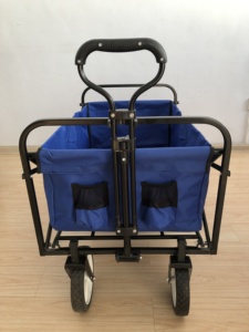 FW0201 पोर्टेबल तह जाने हाथ गाड़ियां उपयोगिता वैगन के लिए समुद्र तट यात्रा और डेरा डाले हुए और शॉपिंग उपकरण गाड़ी - Product Image 5