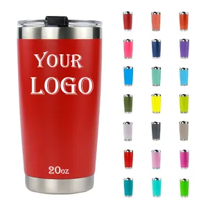 20oz Wholesale Travel Mug With Lid Double Wall Stainless Steel Coffee Mugs Custom