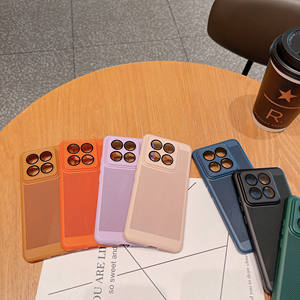 Coque de téléphone en treillis à Dissipation de la chaleur respirante pour <span class=keywords><strong>Xiaomi</strong></span> <span class=keywords><strong>11</strong></span> 12 13 <span class=keywords><strong>Ultra</strong></span> 14 Pro trous en maille creuse couverture PC avec Film d'objectif - Product Image 2