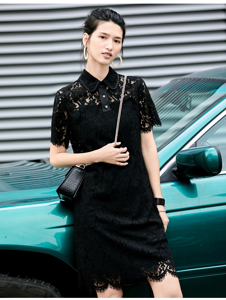 amelia knit dress Amelia Fringe Dress Black - Handwoven Silk Road Inspired Dress main image 0