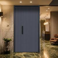Portes minimalistes en aluminium de 3 mm, taille, style et couleur personnalisés, décoration contemporaine, porte minimaliste en aluminium