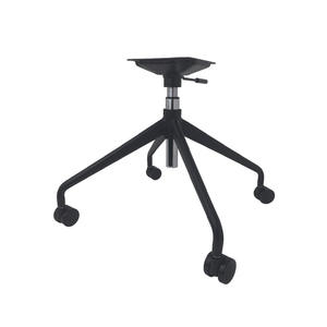 ฐานเก้าอี้สำนักงานแบบหมุนได้ ขาโครเมียมสีดำ พร้อมล้อ ฐานเก้าอี้โลหะไฮดรอลิกแบบหมุน สำหรับเปลี่ยน ขายส่งจากโรงงาน - Product Image 4