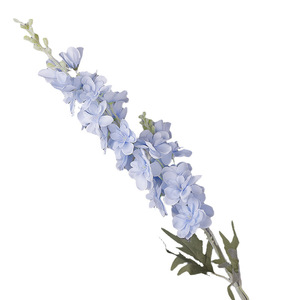 ดอกเดลฟีเนียมประดิษฐ์แบบกำมะหยี่ ผ้าไหมคุณภาพสูง สมจริง ใช้ตกแต่งงานแต่งงานและบ้าน - Product Image 5