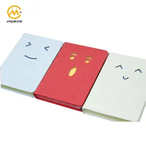 Impressão personalizada personalizar bonito pequeno oco out logotipo capa dura planejador diário livro kawaii mini notebook