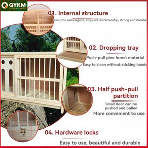 China's Top Factory Premium Heavy Duty Wooden Bird Breeding Cage for Pigeons <strong>Aviary</strong> <strong>Outdoor</strong> Use - Product Image 6