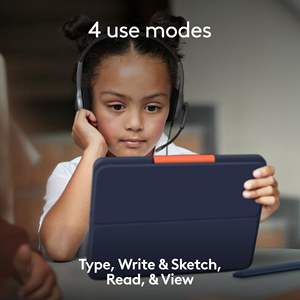 <span class=keywords><strong>Logitech</strong></span> Robuste Combo 4 <span class=keywords><strong>pour</strong></span> <span class=keywords><strong>iPad</strong></span> (10e génération) - Product Image 3