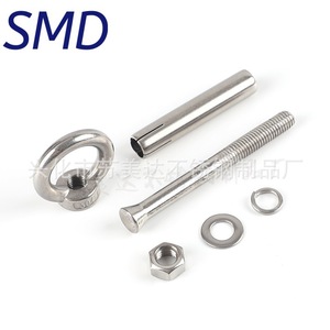 SMD Stainless Steel Expansion <b>Bolt</b> With Ring M6 M8 M10 M12 Hex Head Passivated For Hanging - Product Image 4