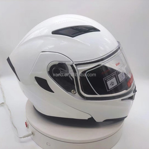 <span class=keywords><strong>Casco</strong></span> de Motocicleta WANOU <span class=keywords><strong>Blanco</strong></span>, Negro y Gris, Precio Competitivo, ABS, Protección Facial Completa para Motocicleta de Carretera - Product Image 4