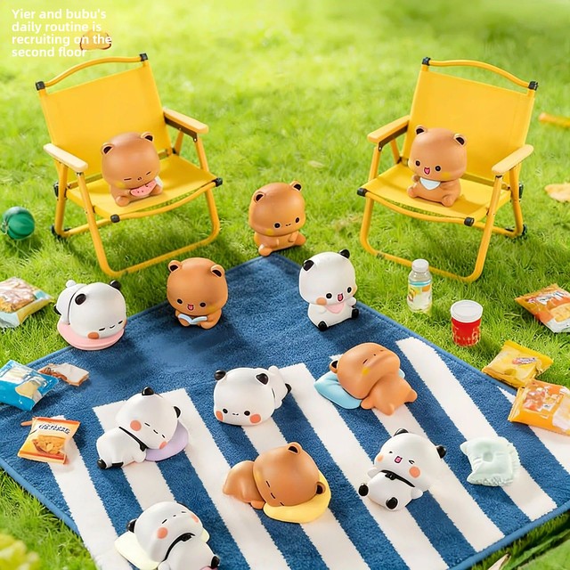 Yi Er Bubu Daily Mini Blind Bag Mini Ornaments Dudu Bubu Figurine Desktop Ornament Gift