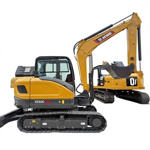 Nouvelle mini-excavatrice XCMG 6 tonnes XCMG XE60, excavatrice hydraulique sur chenilles, faible consommation de carburant, en stock, à vendre - Product Image 1