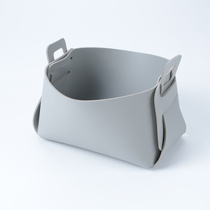 Glampkg có thể gập lại khách Khay lưu trữ hộp da không thấm nước hộp bàn có thể lưu trữ chìa khóa đồng hồ và tiền xu - Product Image 5