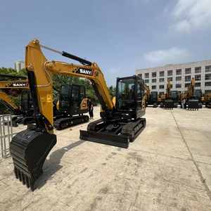 Vente directe usine : Mini-excavatrice sur chenilles hydraulique Sany SY60C de 6 tonnes, moteur puissant, machine de pointe à vendre - Product Image 3