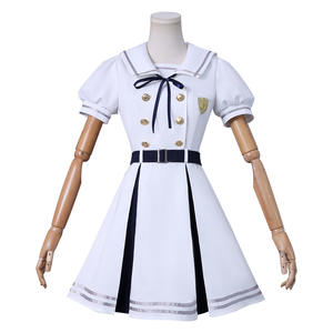 Disfraz de cosplay Songle: Conjunto de uniforme escolar de verano Bosque Lunar para mujer, inspirado en Lost Son Ave Mujica Stage, de poliéster Echo - Product Image 5