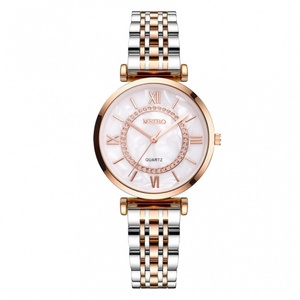 Montre-bracelet pour femme élégante, simple et tendance, résistante à l'eau pour la vie quotidienne, montre pour femme avec bracelet en acier lumineux - Product Image 2