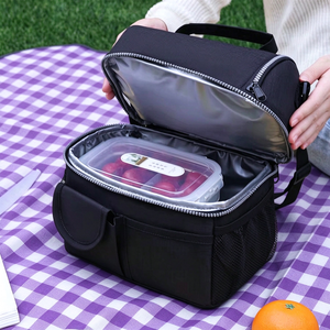 Sac Isotherme Personnalisé avec Logo d'Usine, Durable, Étanche, pour Repas, Glacière, Camping, en Tissu Oxford, 15L, Écologique - Product Image 2