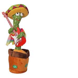 Cactus électrique parlant et chantant unisexe Super Soft PP Cotton-Filled Fabric for Kids Adults Soft Plush Bag ODM Customizable - Product Image 3