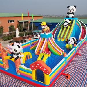 Castillo Inflable Comercial AOYU <span class=keywords><strong>para</strong></span> Exteriores con Tobogán y Pista de Obstáculos <span class=keywords><strong>para</strong></span> Parque de Diversiones y Juego Activo <span class=keywords><strong>para</strong></span> Niños - Product Image 1