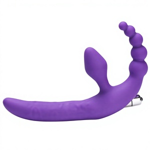 Nuevo Vibrador Anal Eléctrico Multifunción 2026 con Tres Cabezas, Dildo con Cuentas, Vibrador Sexual Lésbico, Dildo Doble, Vibradores Anales - Product Image 1