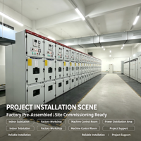 Appareillage de commutation métallique ZHUOLI homologué CE 12 kV IP4X résistant aux arcs KYN28A pour la distribution d'énergie en intérieur, grands parcs industriels