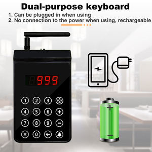 Sistema de Llamada Inalámbrico para Restaurantes CATEL 2025, Gran Venta, 10 Pagers con Pantalla LED, Gestión de Colas - Product Image 6
