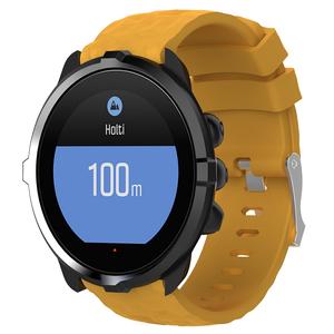 Pour <span class=keywords><strong>Suunto</strong></span> <span class=keywords><strong>Spartan</strong></span> Sport Poignet <span class=keywords><strong>HR</strong></span> Baro Bracelet Bracelet de remplacement Boucle en métal argenté Bracelet de <span class=keywords><strong>montre</strong></span> en silicone de couleur unie - Product Image 3