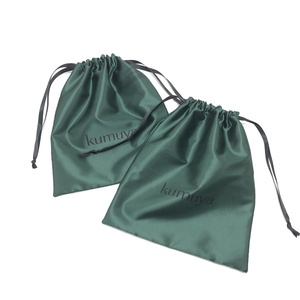 Bolsa de Almacenamiento de Ropa de Satén de Lujo de Alta Calidad, Bolsa de Regalo de Joyería de Satén Verde, Bolsa de Seda para Zapatos - Product Image 4