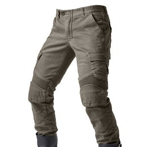 Jeans da <span class=keywords><strong>ciclismo</strong></span> da corsa da motociclista da uomo traspirante e resistente protezione Anti-caduta tuta bassa taglia quattro stagioni XL nera - Product Image 5