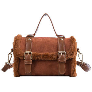Bolso bandolera de cuero mate para mujer, bolso retro de piel sintética y bolso cuadrado pequeño, bolso tipo silla de montar para mujer - Product Image 5