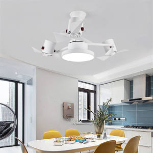 Nouveauté Ventilateur LED design à 3 pales Ventilateur de plafond classique noir intelligent avec télécommande et lumière LED - Product Image 2