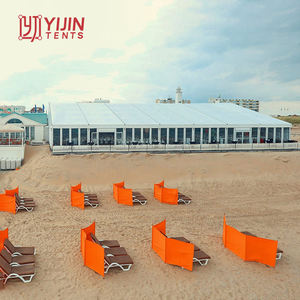 Tente de réception commerciale en PVC blanc 10x20m 15x20m pour festivals de vin et de cuisine - Product Image 5