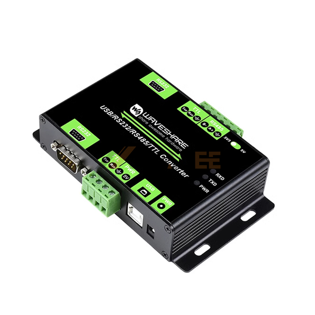 Versatile Industrial Isolated Converter - USB/RS232 to RS232/485/TTL with FT232RL MultiBus Support