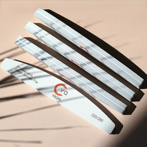 ตะไบเล็บฟองน้ำสำหรับทำเล็บ100/180แบบมืออาชีพปรับแต่งได้80/120 <span class=keywords><strong>220</strong></span>/<span class=keywords><strong>280</strong></span>โลโก้กรวดครึ่งดวงจันทร์ตะไบเล็บ - Product Image 4