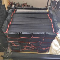 Cache-poussière souple en tissu à coutures, télescopique, cylindrique, à fermeture éclair, pour vis mère, en caoutchouc, type accordéon