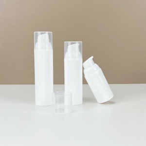 Botella de Plástico con Bomba Airless para Lociones Cosméticas, 30ml 50ml 60ml 80ml 100ml, con Logotipo Serigrafiado, en Oferta - Product Image 6