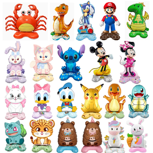 Nuovi <span class=keywords><strong>Palloncini</strong></span> in Alluminio a Forma di Cartoni Animati: Stitch, Mario, Sonic, Spiderman e Animali per Decorazioni di Feste di Compleanno - Product Image 1