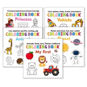 Piccolo simpatico e accogliente 50 P audaci e facili adulti <span class=keywords><strong>da</strong></span> colorare animali educativi per bambini stampa <span class=keywords><strong>di</strong></span> attività Mini libro <span class=keywords><strong>di</strong></span> carta con rilegatura - Product Image 1
